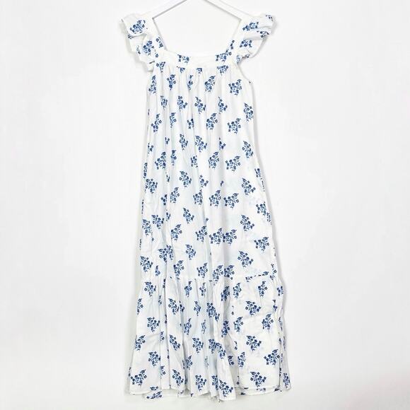 H&M Linen Floral Bow Dress - Picture 2 of 12